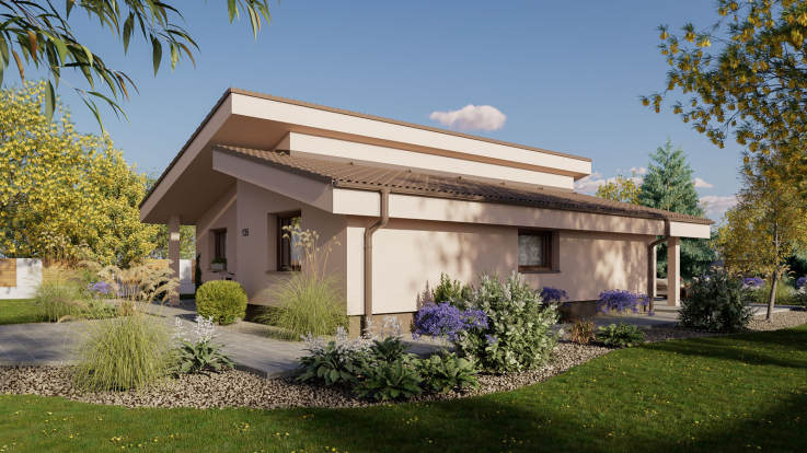 projekt domu BUNGALOW 135